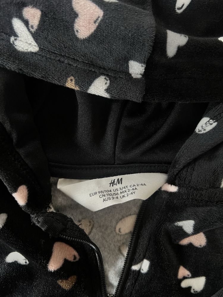 Костюм велюр H&m 2-4роки