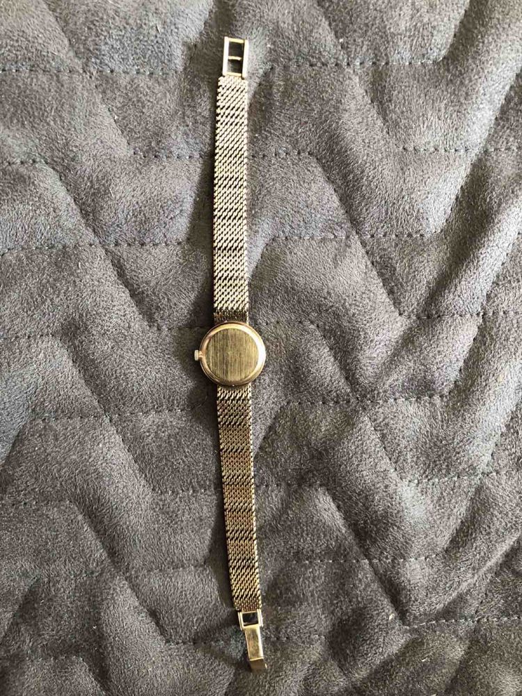 Zegarek damski Omega złoty ze złotą bransoletą vintage