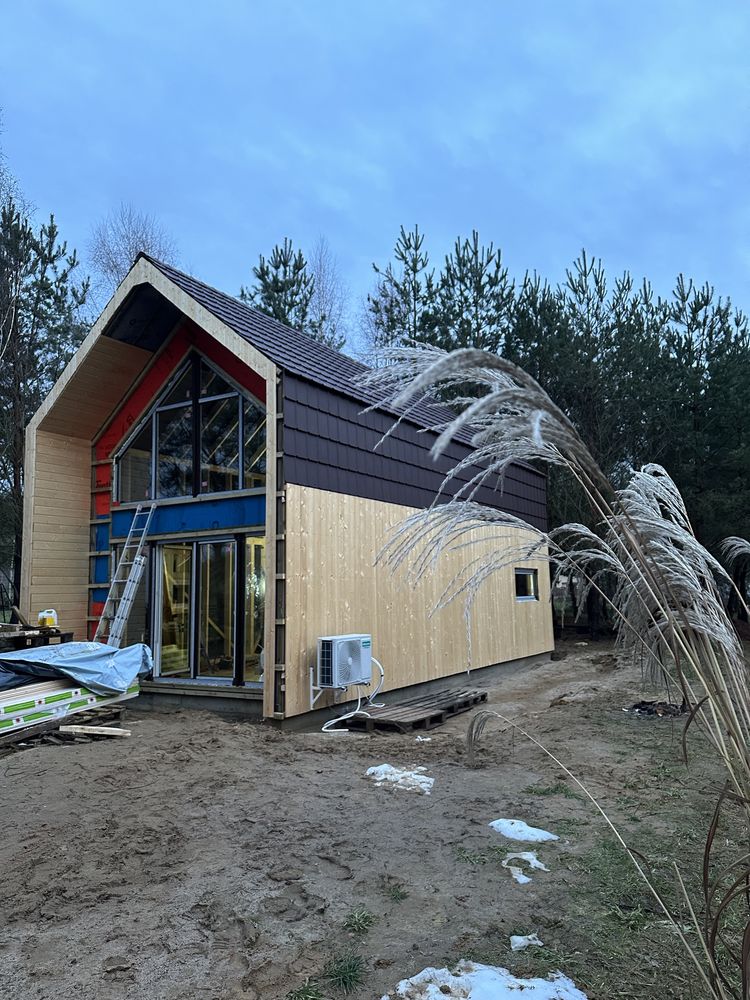 Nowoczesna Stodoła / Domek drewniany / dom z drewna / 35m2 /Całoroczny
