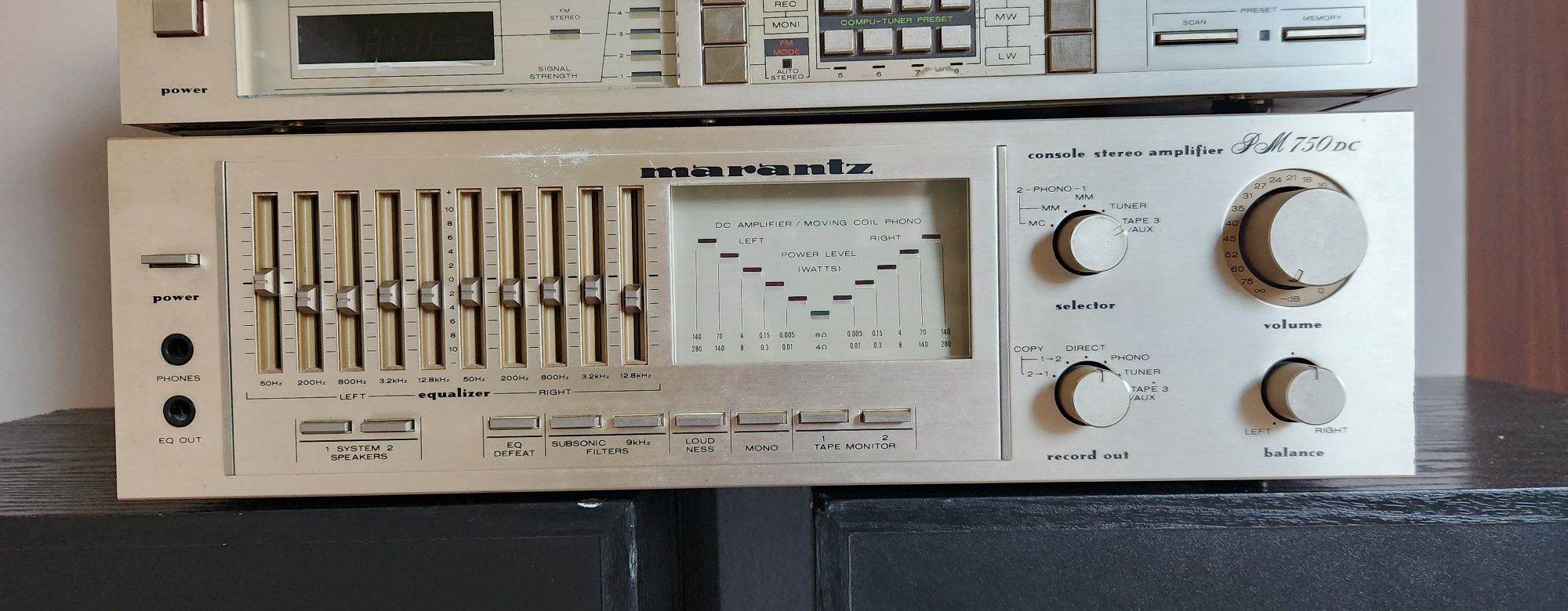Marantz pm750 dc wzmacniacz stereo, najwyższy model