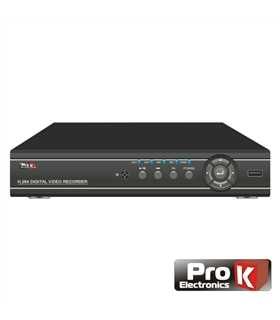 DVR04EK -Prok Dvr 4 Canais com Comando  com 2 camaras