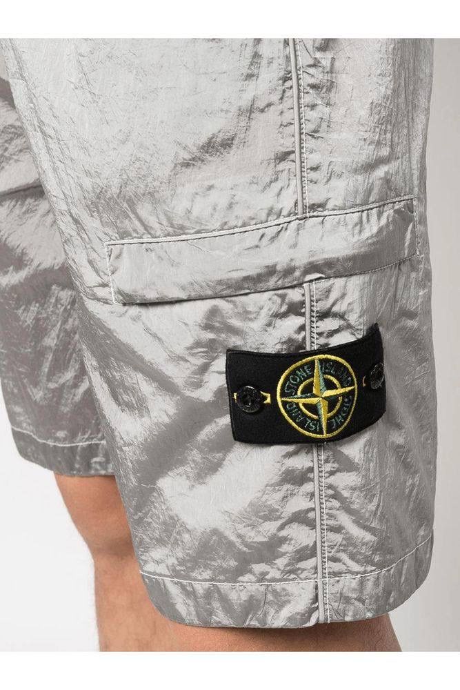 Шорти Stone Island Nylon Metal / Срібного кольору