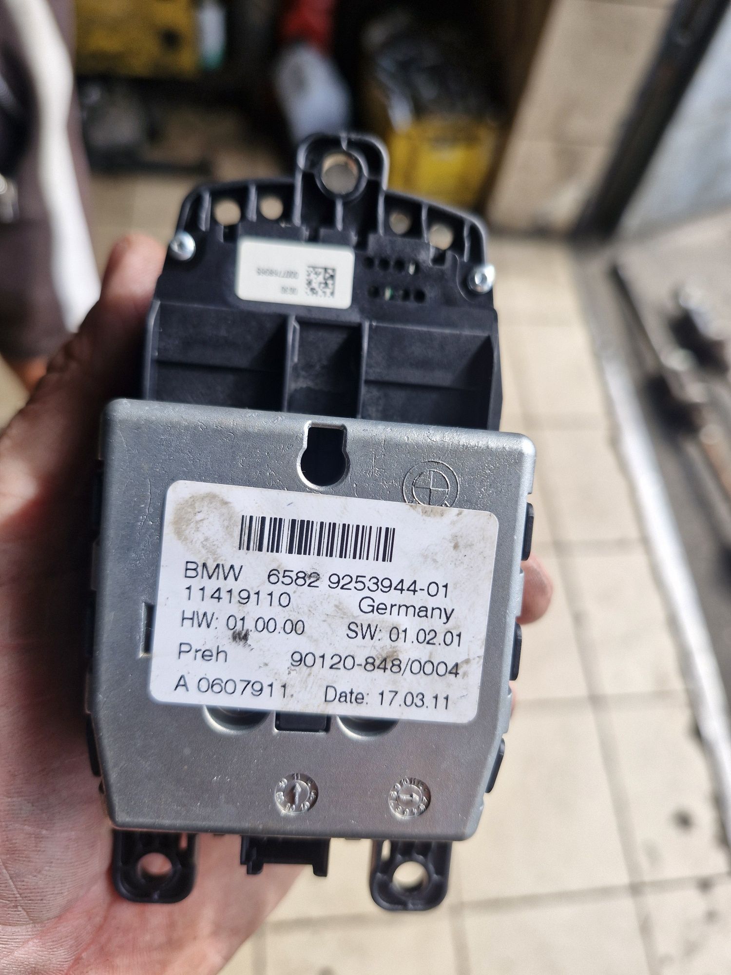Idrive bmw f10 f11 f25 CIC pokrętło