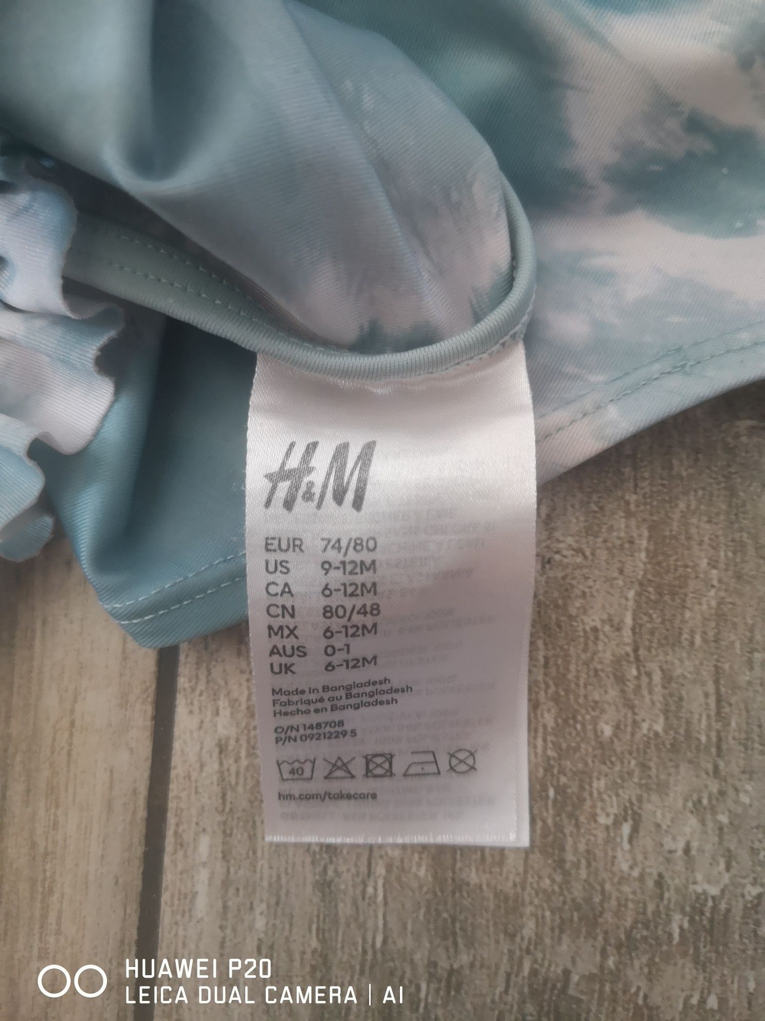 Strój kąpielowy niemowlęcy H&M r. 74/80