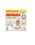 HUGGIES 4 W 1 EXTRA CARE pieluchy jednorazowe rozmiar 3 - 96 szt