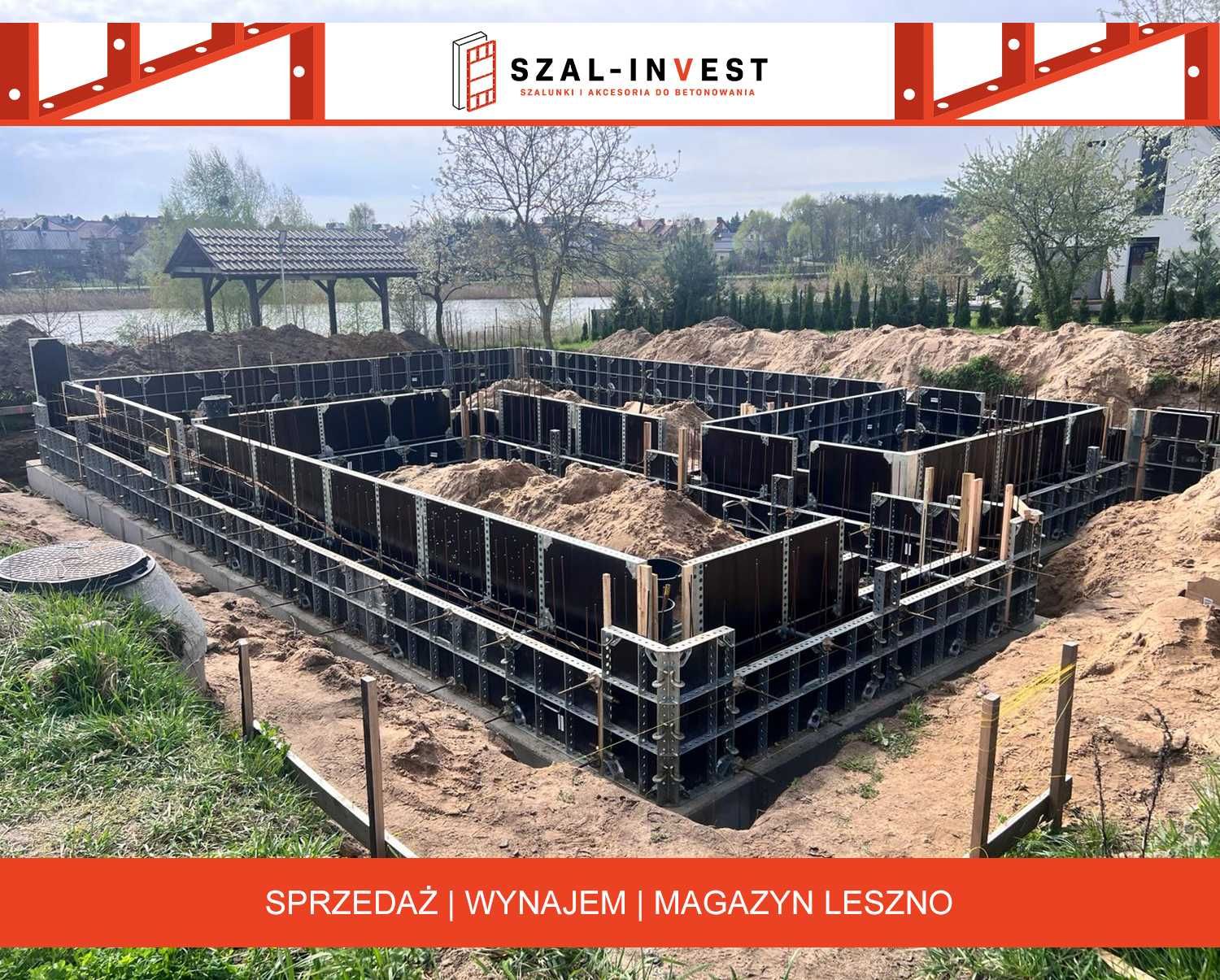 Wynajem i sprzedaż szalunków fundamentowych, ściennych i stropowych