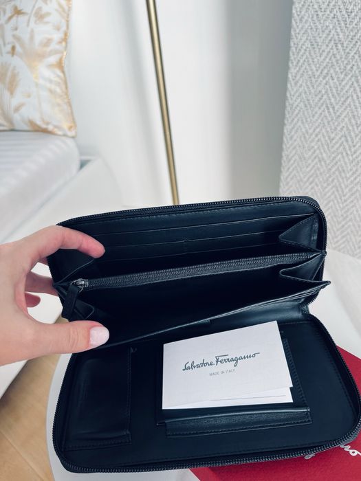 Новий великий гаманець salvatore ferragamo оригінал made in italy