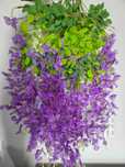 Wisteria fioletowa glicynia sztuczna girlanda dekoracja 12 sztuk