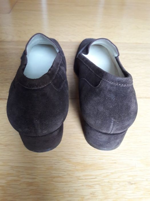 Sapatos de Senhora Hellius em pele