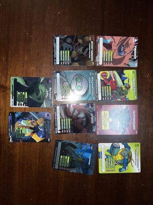 Карточки черепашки ниндзя