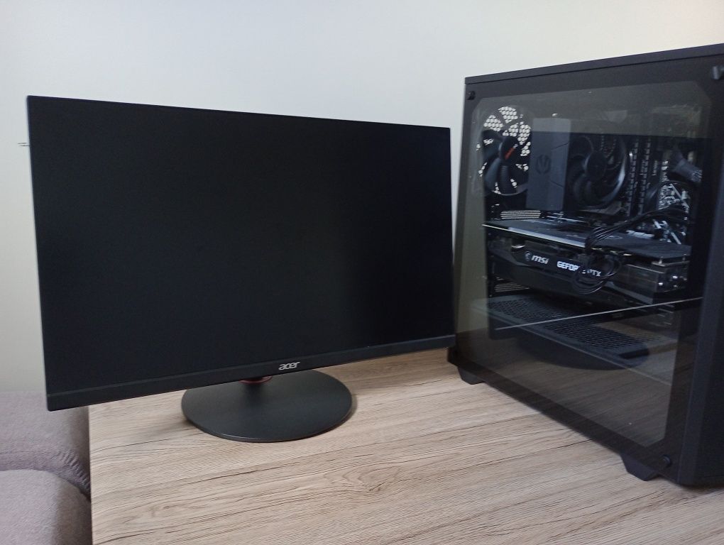 Komputer Gamingowy RTX 3060 TI | monitor 180Hz+ akcesoria
