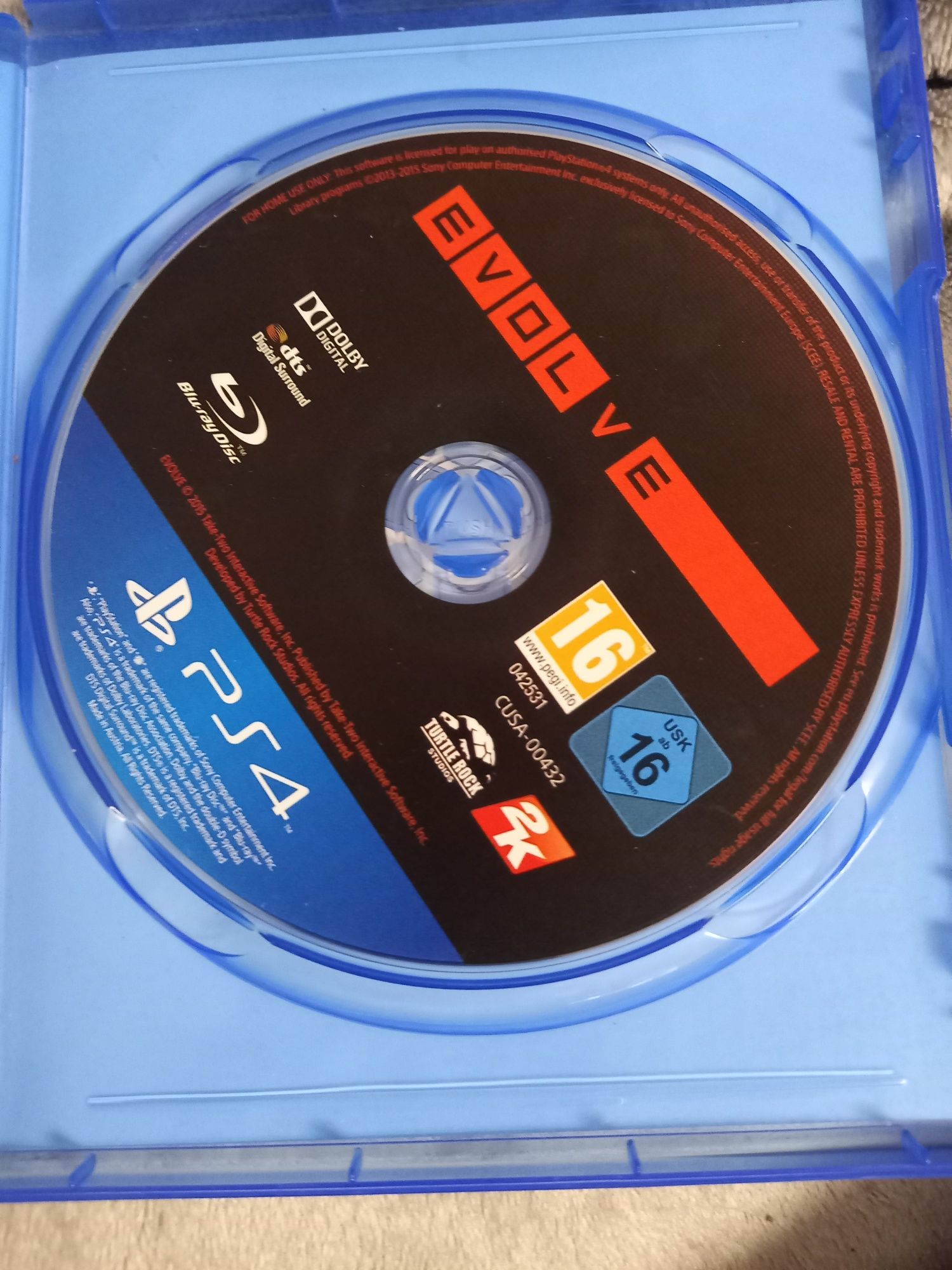 Ps4 Evolve pegi 16