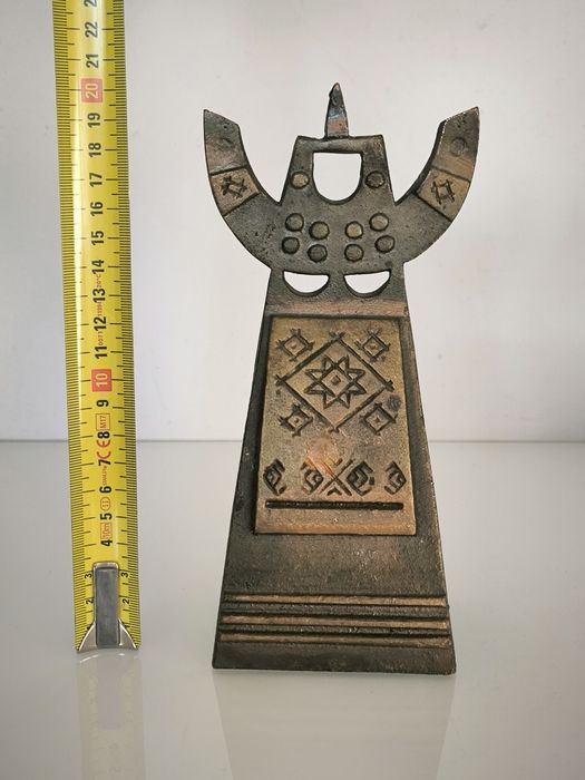 Świecznik metaloplastyka Gruzja ZSRR PRL