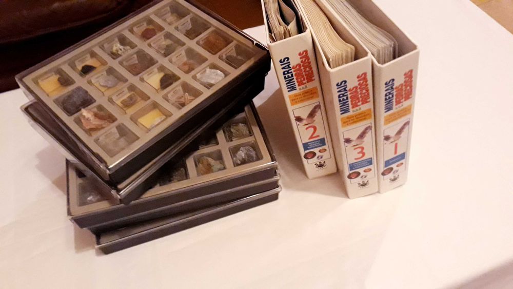 Coleção Minerais e Pedras preciosas