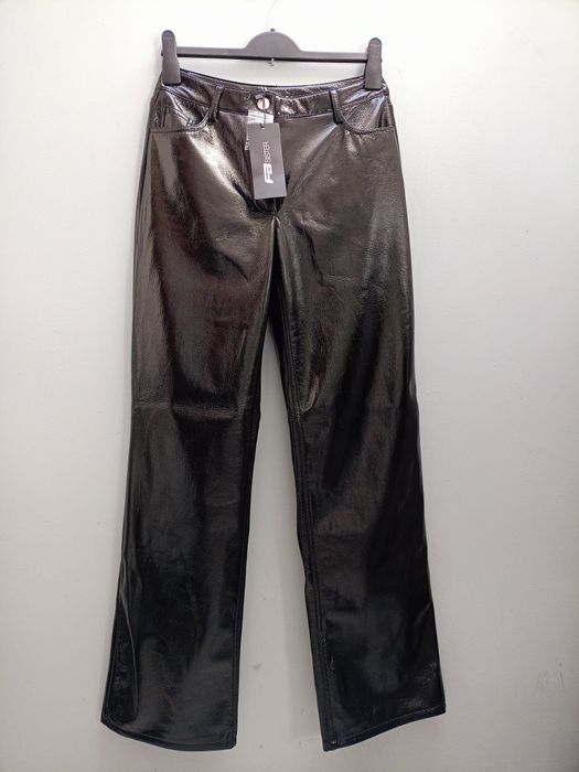 Szerokie spodnie Ala Latex roz S nowe Amisu