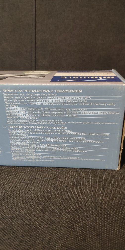 Nowa armatura łazienkowa MIOMARE prysznicowa z termostatem