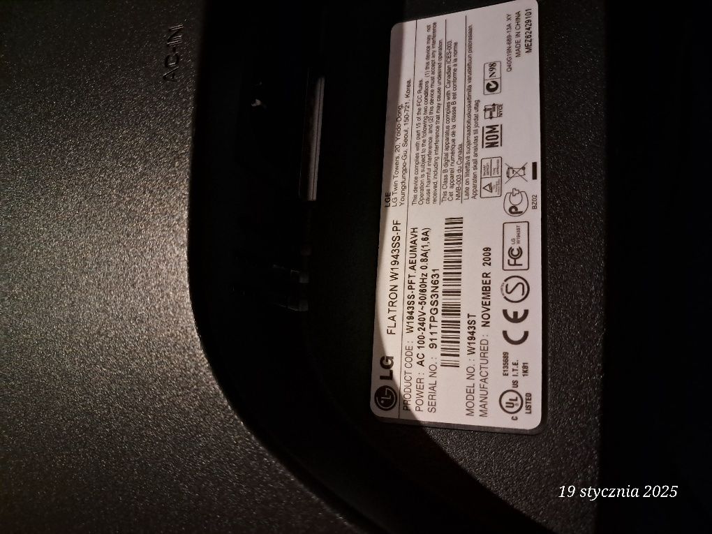 Monitor LG  sprawny