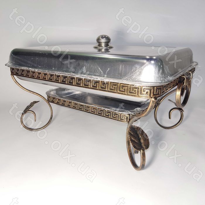 Садж ФАРАОН прямокутний 45*35 см для підігріву шашлику на подарунок!