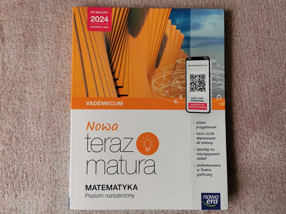 NOWA Teraz matura. VADEMECUM. Matematyka. Poziom rozszerzony.