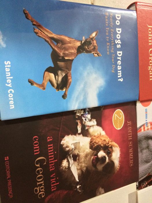 Cães, Livros de Cães, ofereço portes de envio, Preço por livro.