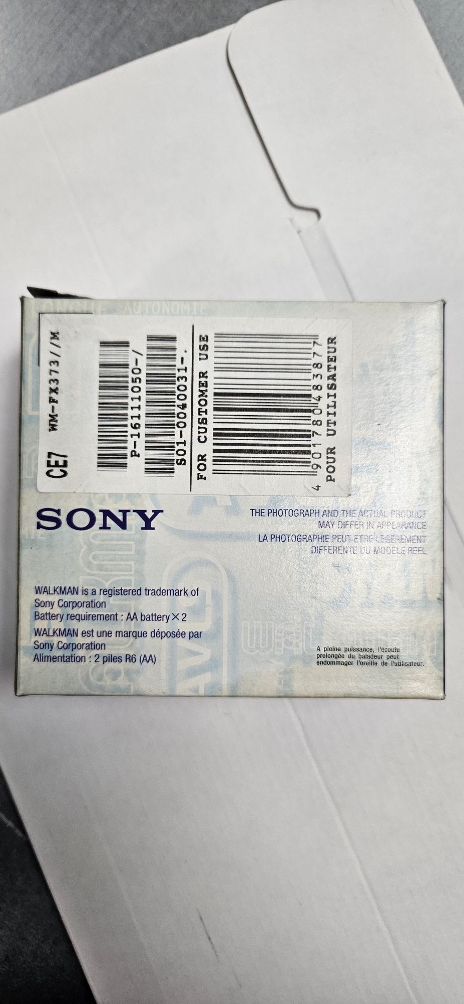 Walkaman SONY wm-fx373