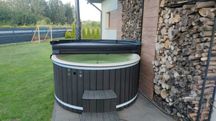 Balia ogrodowa na drewno Jacuzzi bania ruska bania hottub