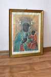 Obraz Matka Boska Częstochowska. Piękna rama. Obraz  30 cm * 42 cm