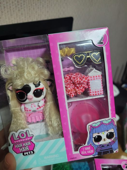 Ігровий набір LOL  Hair Hair Hair лялька, улюбленці Pets Series 1, 2