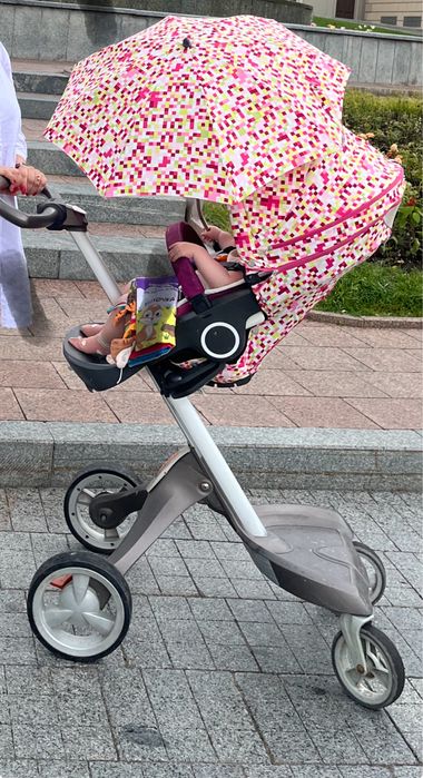 Stokke коляска 3 в 1 зі всіма чохлами та аксесуарами