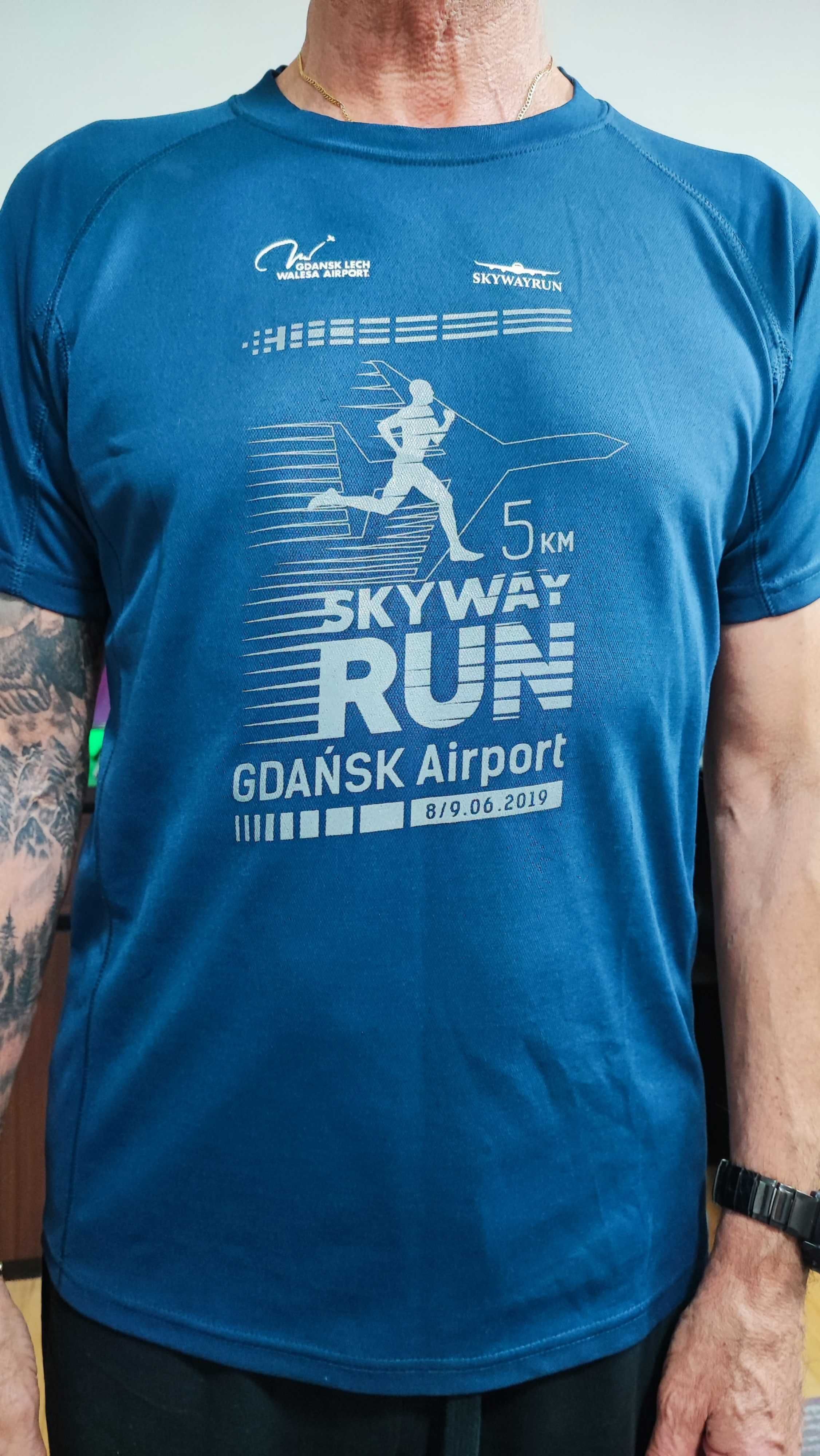 Koszulka techniczna Skyway Run Gdańsk 2019 r. L