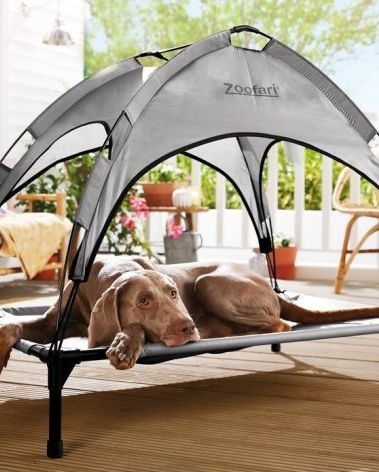 Лежак для собаки, лежанка для собак с солнцезащитным козырьком
