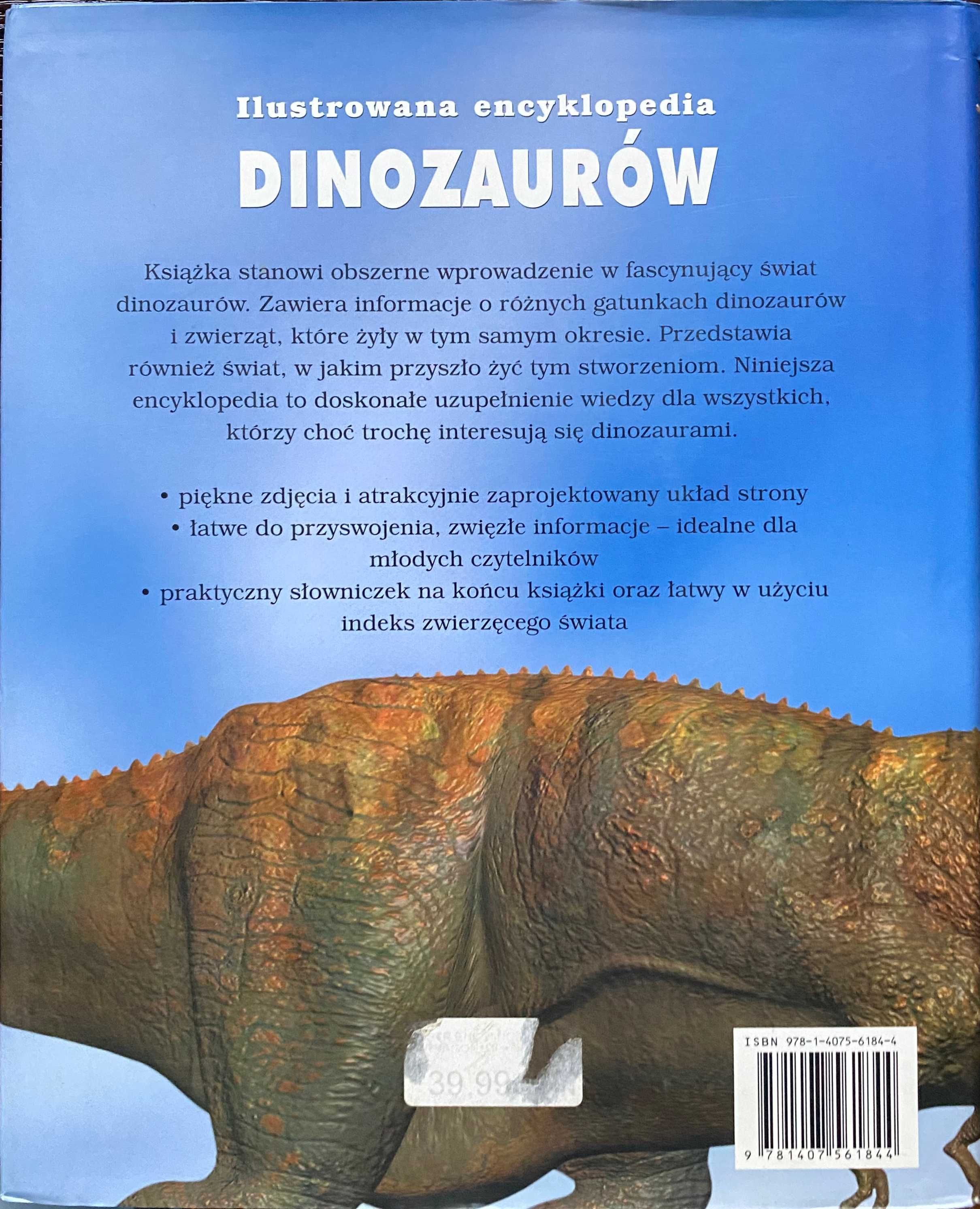 Książka Album Ilustrowana encyklopedia DINOZAURÓW