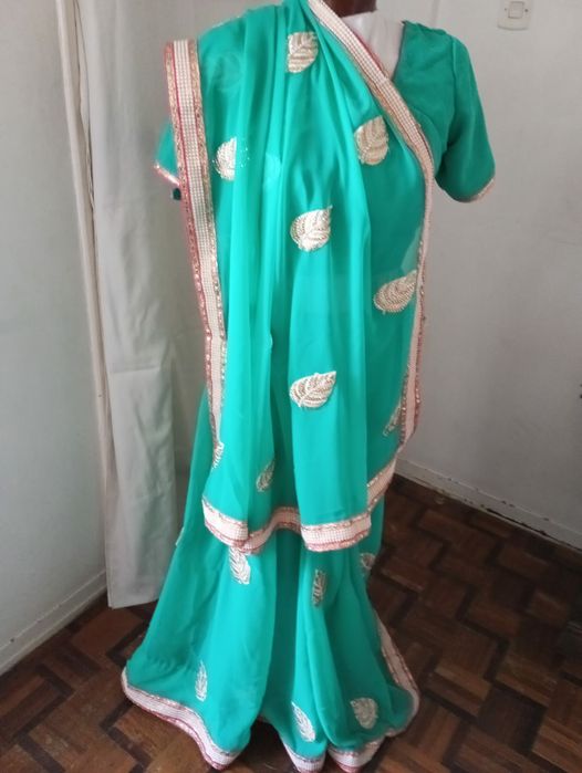 Sarees indianos, mulher