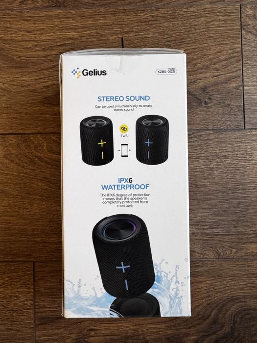 Bluetooth колонка Gelius Shark X KZBS-003i Black (Нова)