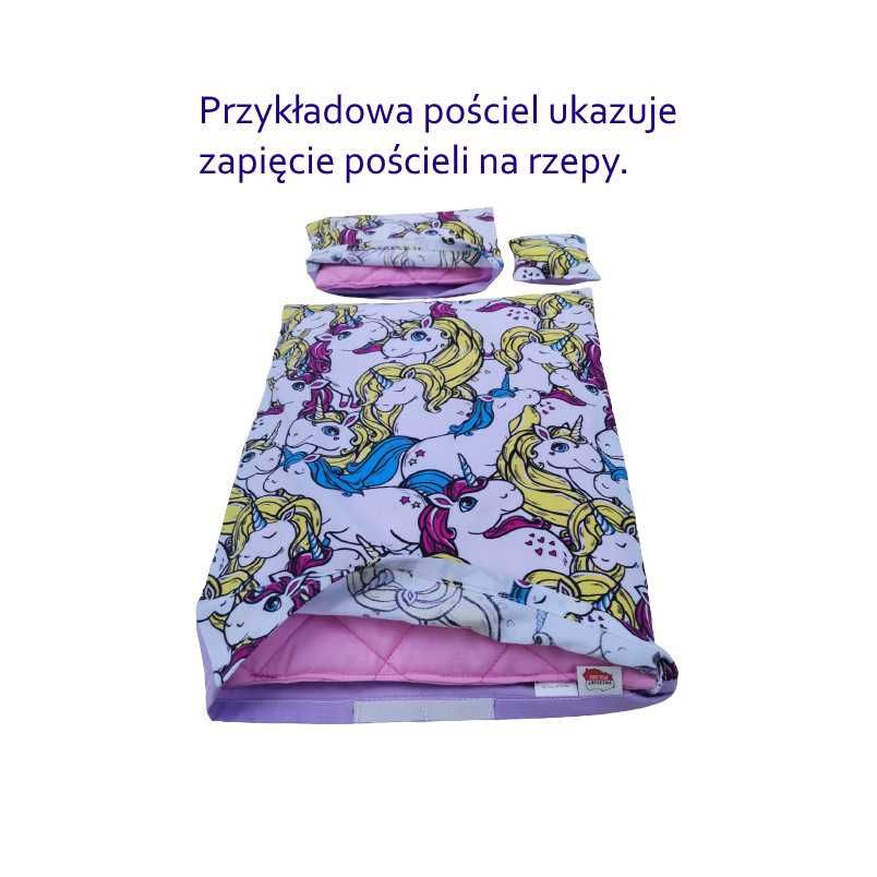 5 części. Pościel Łączka + wkład dla lalek typu Paola Reina Barbie 1