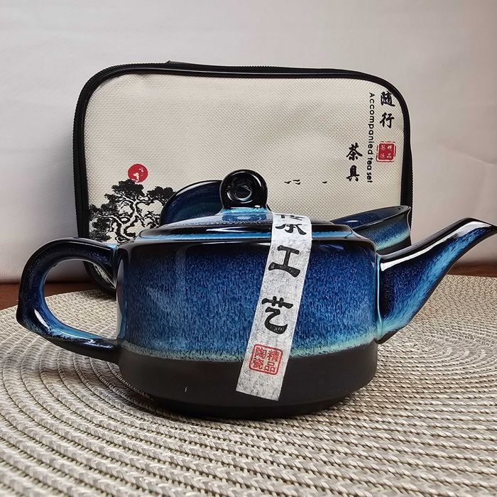 Дорожній сервіз ❱ китайський чайний набір у сумці ❰ Око дракона