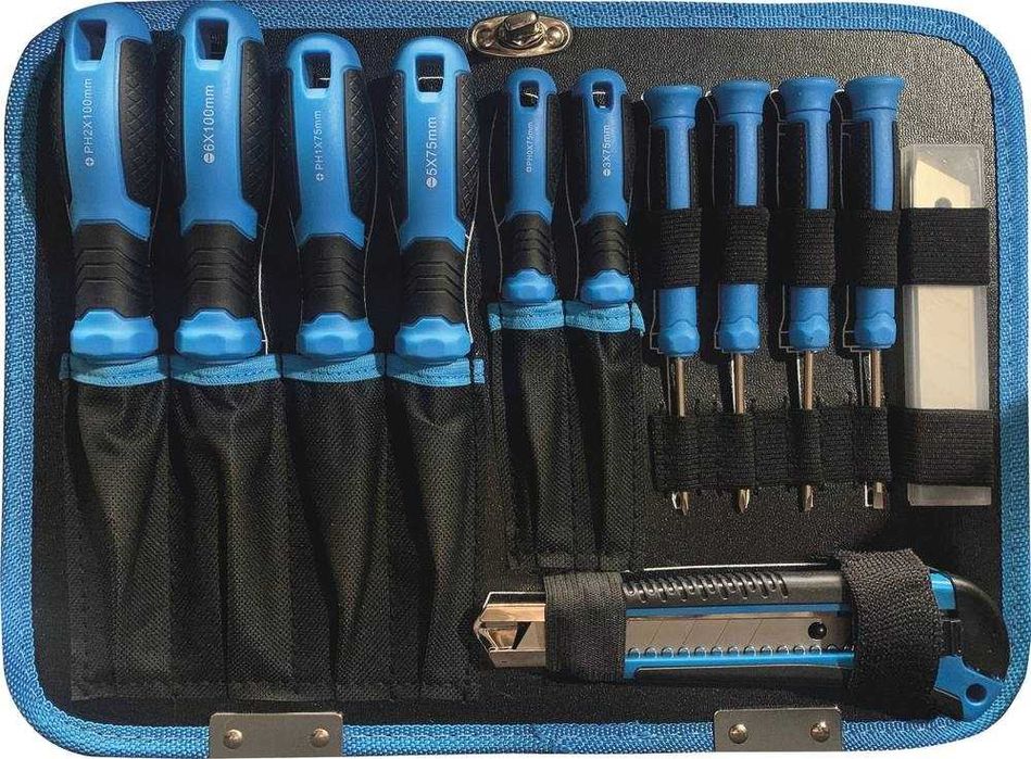 Mala de Ferramentas com 112 Peças de ¼” e ½” STILKER  JR19