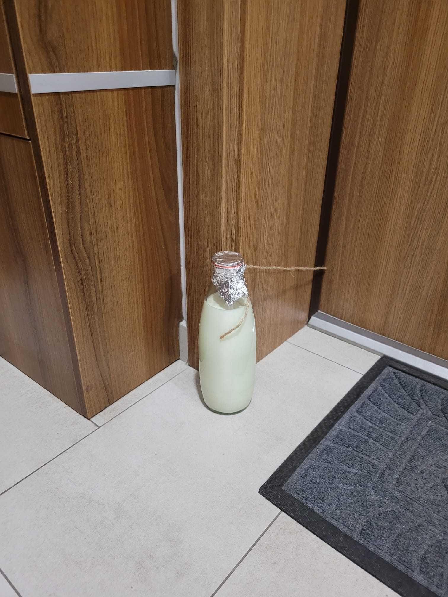 Butelka na mleko i śmietanę PRL