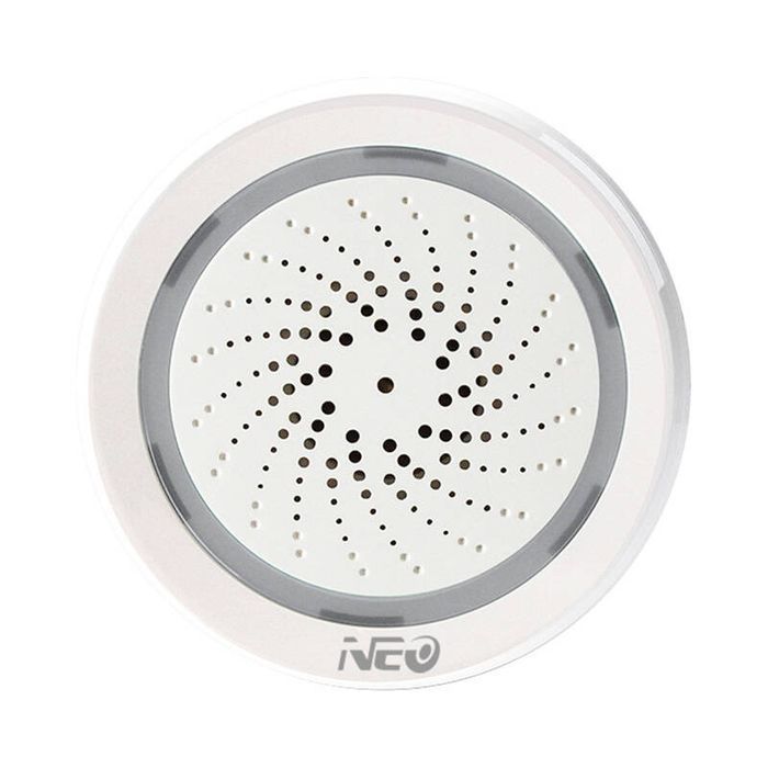 Inteligentna Syrena Alarmowa Neo Nas-Ab02W, 100Db, Wifi Tuya