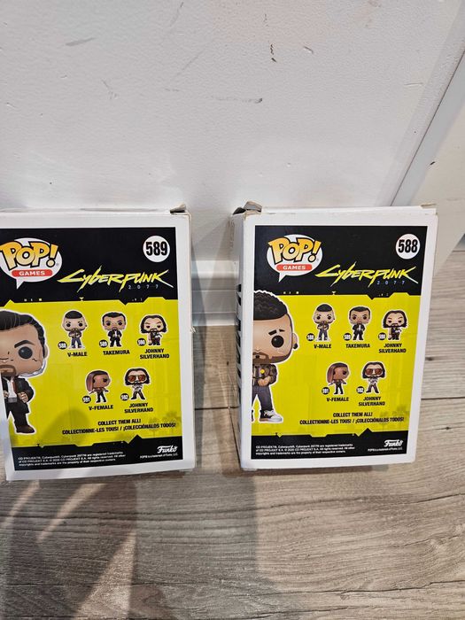 Funko Pop Cyberpunk 2077 V Male + Takemura