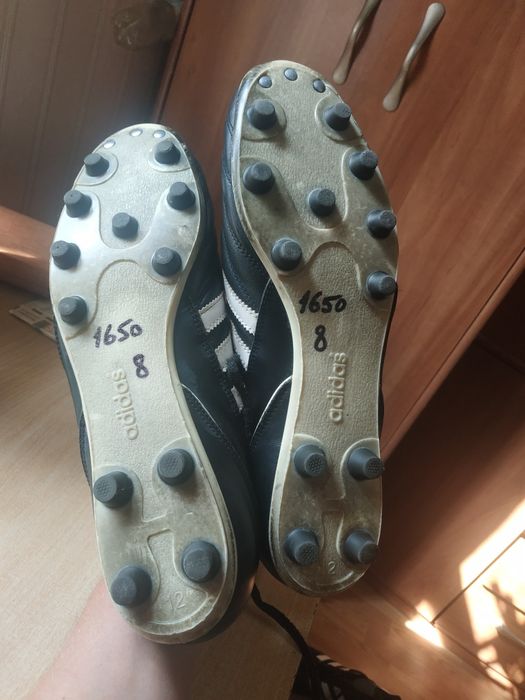 Бутси adidas kaiser 5, шкіряні, копачки для футболу 45-46 розмір