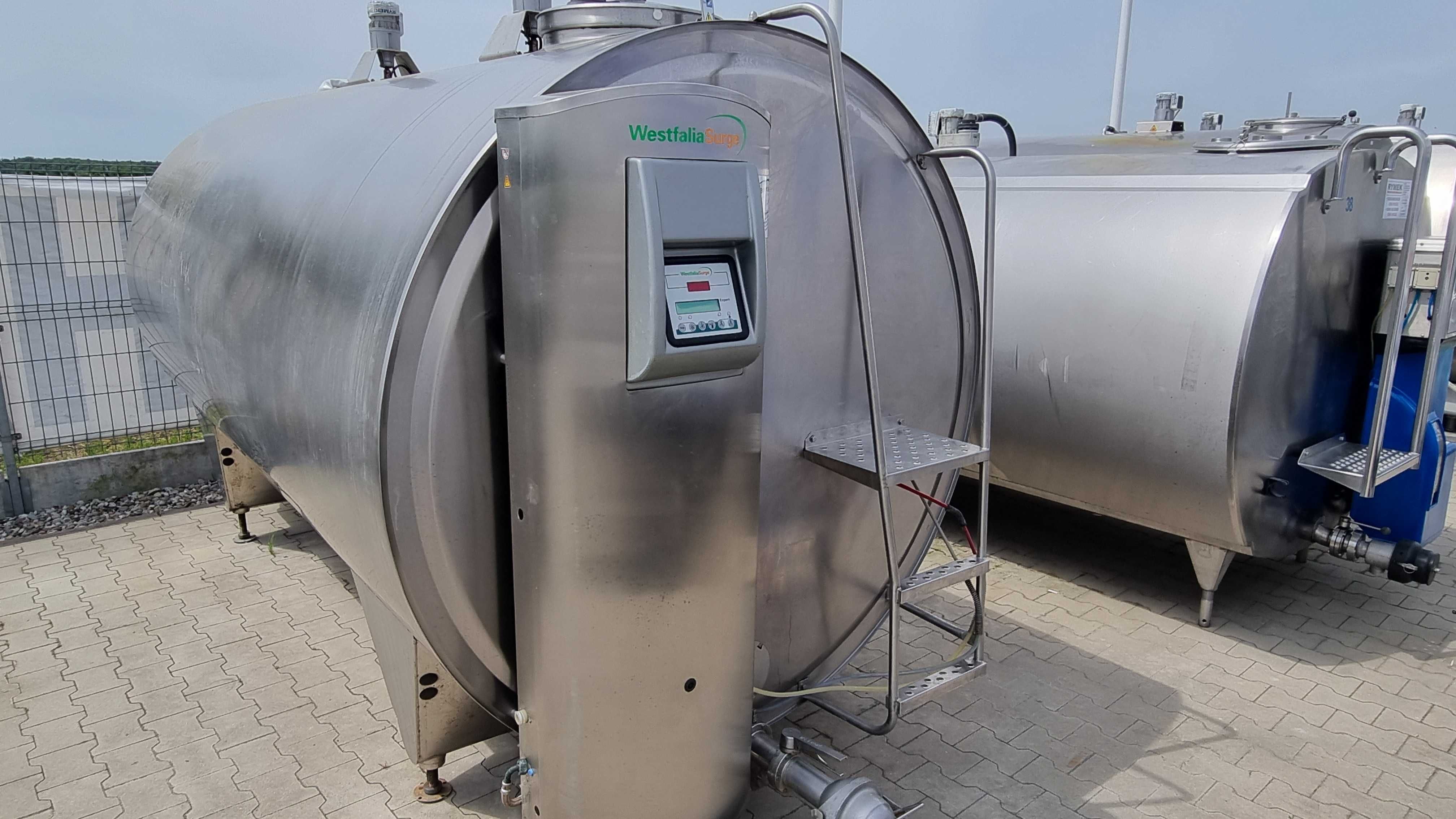Schładzalnik zbiornik tank chłodnia do mleka 7000 GEA Westfalia