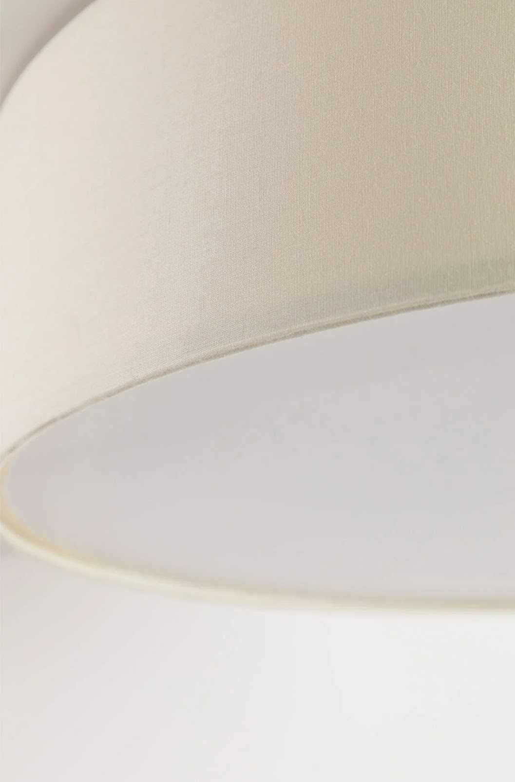 Lampa sufitowa plafon NOWY marka SKLUM kolor kremowy srednica 50 cm