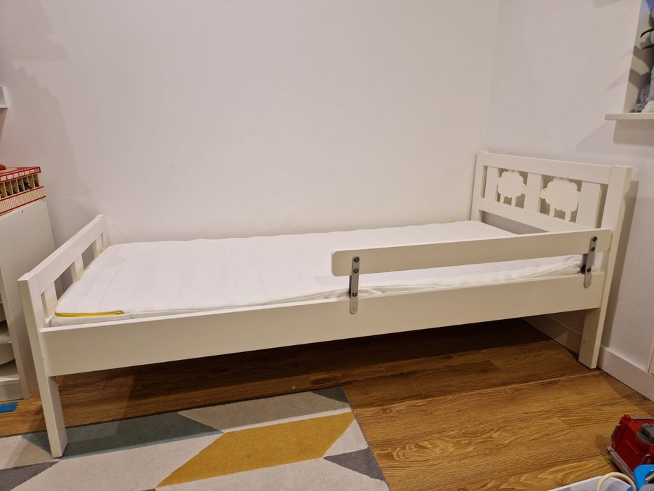 Łóżko dziecięce Ikea - materac I BARIERKA ochronna gratis!!