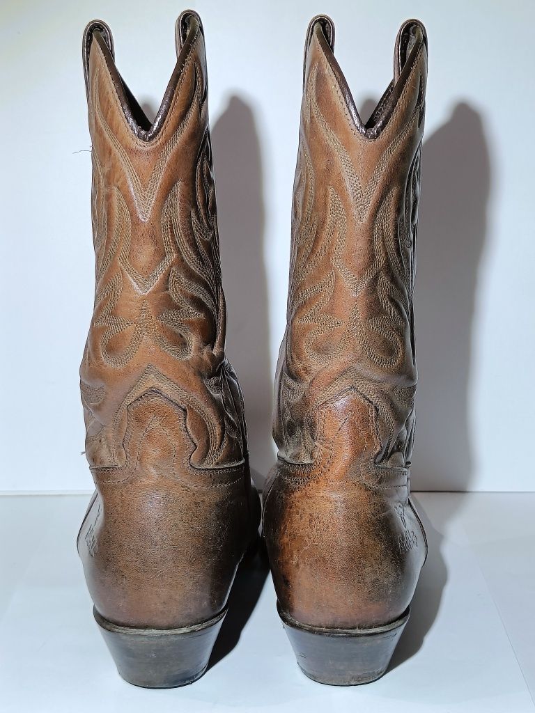 Skórzane Buty Kowbojskie Joe Sanchez  Rozmiar EU 43 (28cm)  Brązowe