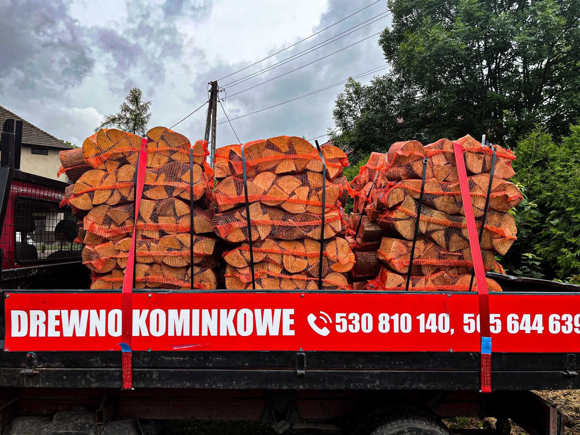 Drewno kominkowe opałowe BUK OLCHA OWOCOWE do wędzenia ognisko DOSTAWA