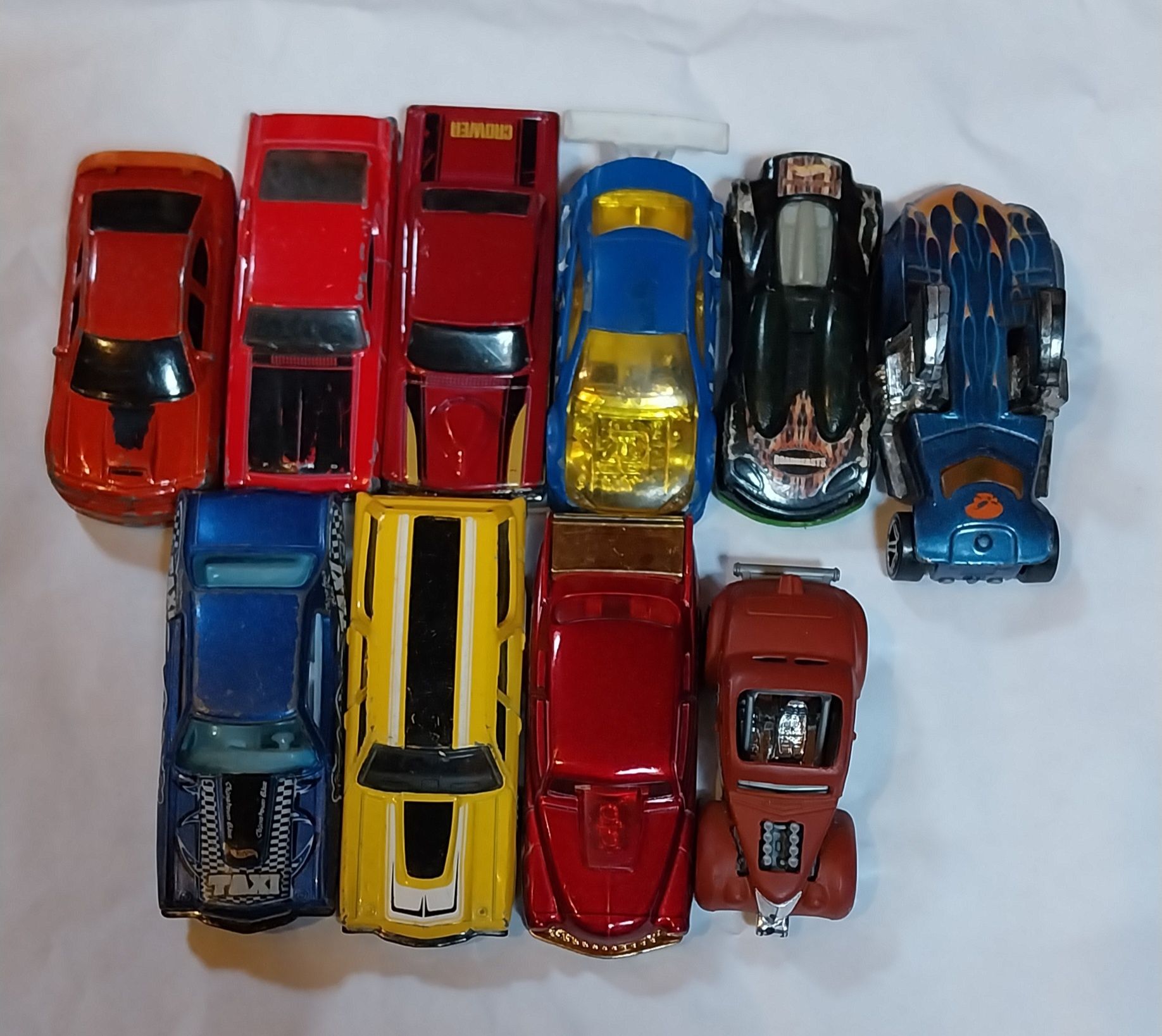 Lote de 10 miniaturas Hot wheels