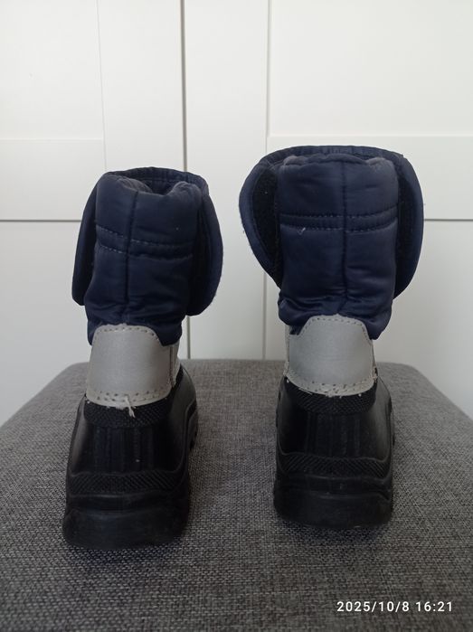 Śniegowce 27 buty zimowe na śnieg rzepy
