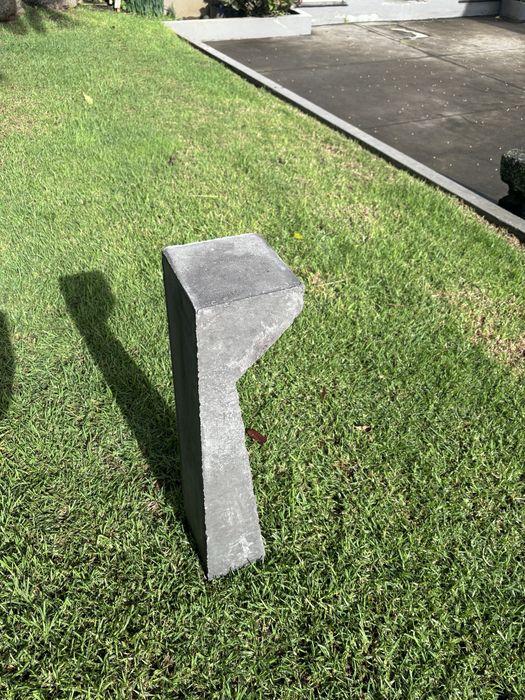 Candeeiro jardim exterior betao armado novo