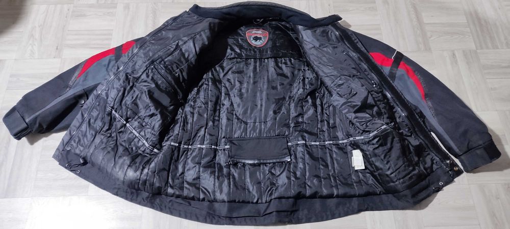 р.2XL Утеплена мотокуртка BUFFALO із захистом чоловіча